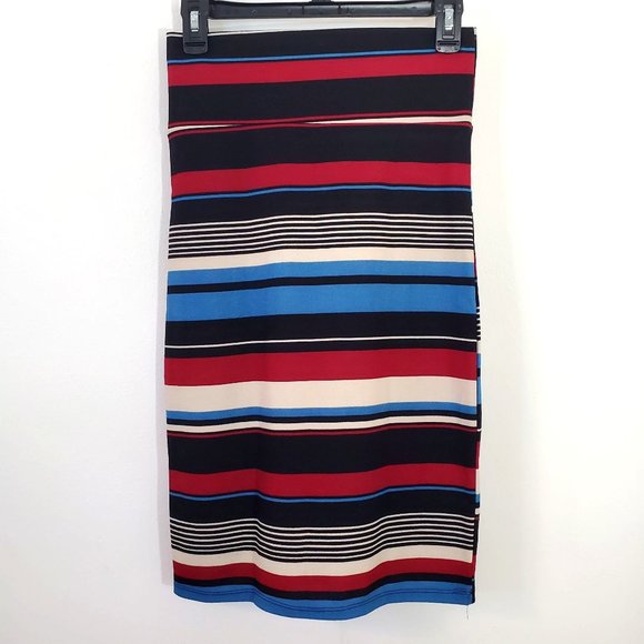 Women's Small Agnes & Dora Striped Pencil Skirt NWT - Picture 1 of 5